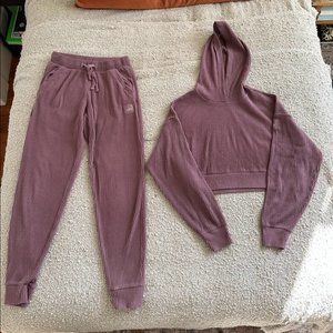 Alo Yoga Purple Lounge Set